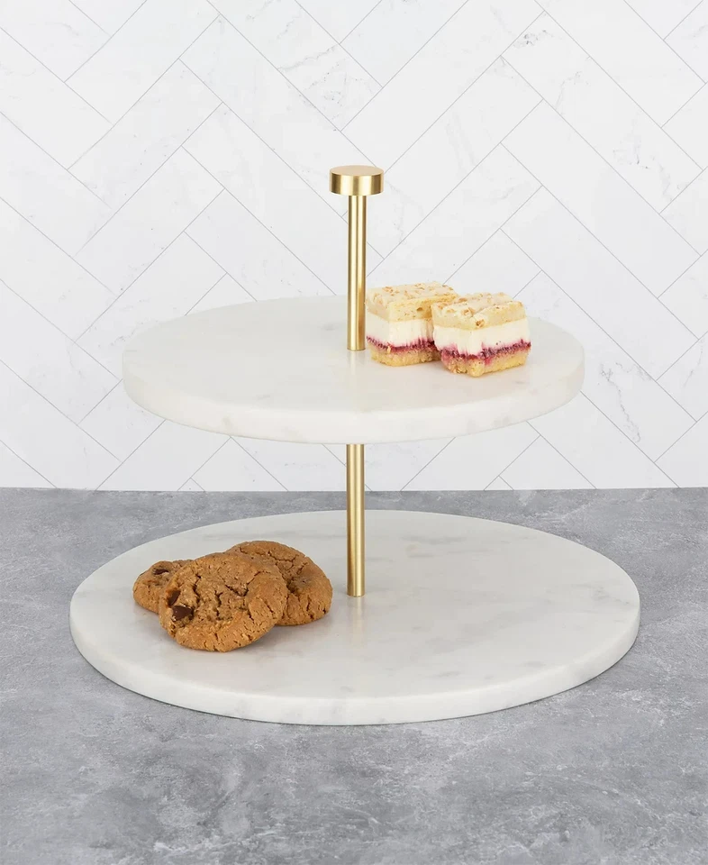 Servidor Thirstystone Uptown mármore duas camadas - Branco - Imagem 3 de 3