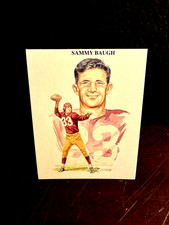 1989 TV-4 All Time Great Quarterbacks SAMMY BAUGH Washington Redskins UK Issue