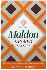 Salt, Smoked Sea Salt Flakes, 4.4 Oz 125 G , Kosher, Natural, Gently Smoked ove