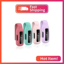Huadea 4-Pack Clip Case Compatible with Fitbit Inspire 2/Fitbit Inspire 3, Soft