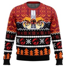 Ho Ho Hooo Holiday Thundercats Ugly Sweater Party ugly sweater ideas Ugly Christ