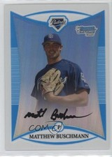 2008 Bowman Chrome Prospects Refractor 344/599 Matt Buschmann Matthew #BCP95 sh7