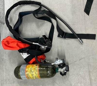 INTERSPIRO SCBA 15 MINUTE DURATION 4.1 LBS NET Model 336-890-449