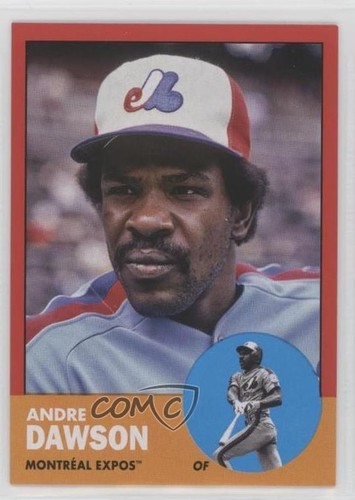 2022 Topps Archives 1963 Topps Design Red /75 Andre Dawson #75 HOF
