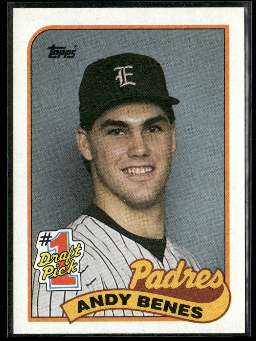 1989 Topps Andy Benes Rookie San Diego Padres #437