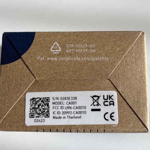 SimpliSafe Motion Sensor Gen 2 Home Security System Model CA001 Brand New In Box - Picture 2 of 5