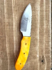 The Bone Collector USA Handmade Stainless Steel Knife BC853 w Leather Sheath