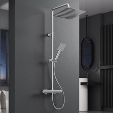 Brand new Square Thermostatic Mixer Shower System in a box