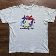 Pokemon Pocket Monsters Mew T-Shirt Banpresto Nintendo 90s Vintage Men’s Large