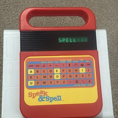 Speak & Spell Kahootz #09624 Electronic Learning Game Tested Works Vintage 1980s