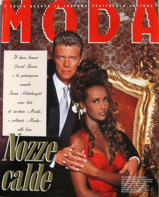 MODA 99 1992 David Bowie Iman Springsteen Annie Lennox ELP Sharon Stone Schiffer