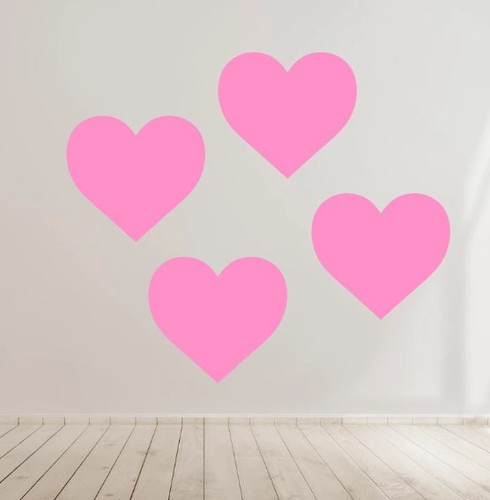Heart Decal Sticker Vinyl – Car Truck Laptop Wall Window – Custom Size & Color – - Picture 20 of 23