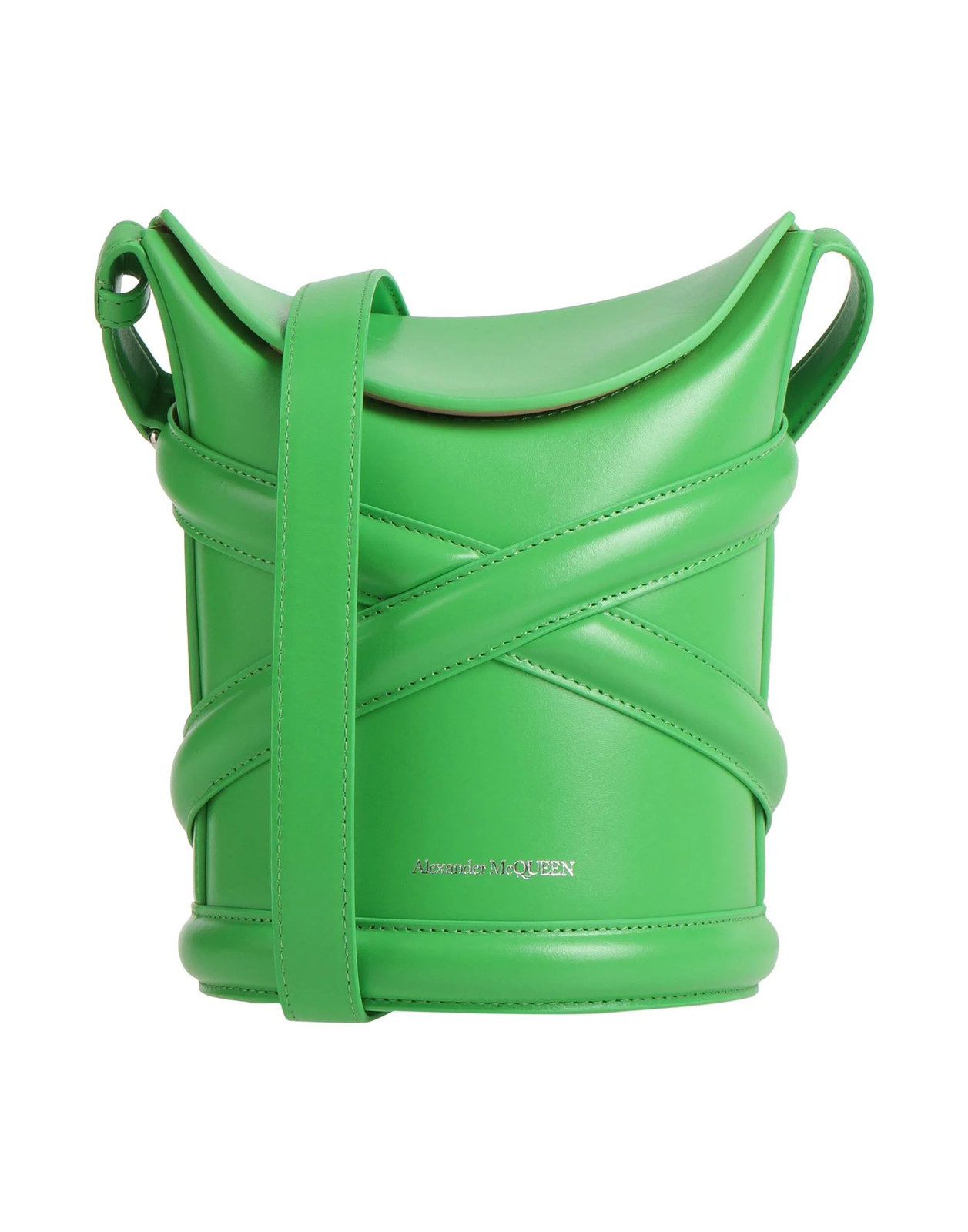 McQueen - Women - Leather Bucket bag - Green