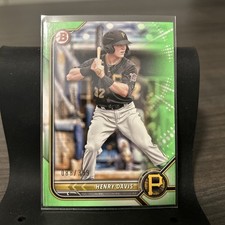 2022 Bowman - Prospects Henry Davis #BP-148 Neon Green Border /399 (RC)