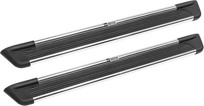 Westin 27-6100 Sure-Grip Running Boards Aluminum Brushed Pair 54 in. (Required M