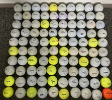 100 x PLAY/ PRACTICE GOLF BALLS -  Assorted Mix, Titleist, Nike,Top Flite etc