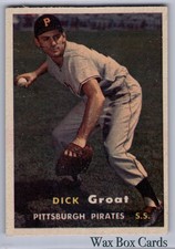1957 Topps #12 Dick Groat EX+ SET BREAK