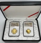 1838-2017 Smithsonian Founder's set Liberty Eagle and Sovereign gold NGC PF70 UC