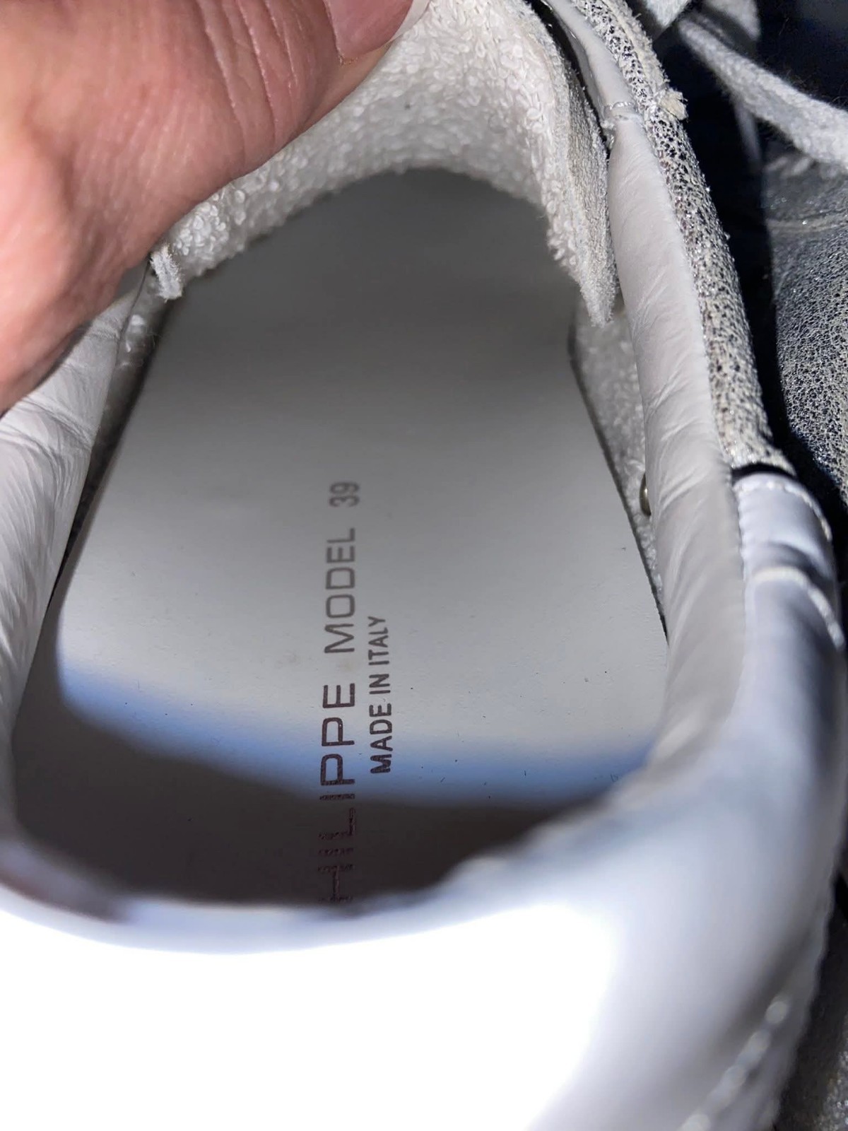 Philippe Model Silver White Leather Sneakers Wome… - image 11