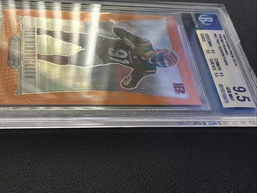 2024 Panini Prizm Deca #62 Trey Hendrickson Bengals Prizms Orange 24/49 BGS 9.5 - Picture 6 of 12