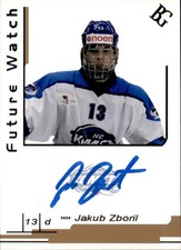 Jakub Zboril Signed Auto 2.5 x 3.25 Photo HC Kometa Brno