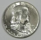 1960 Franklin Half Dollar Nice BRILLIANT UNCIRCULATED Silver 50c