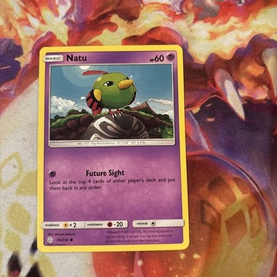   Pokémon Karten TCG Sonne & Mond Kosmische Finsternis 78/236 Natu Common MINT