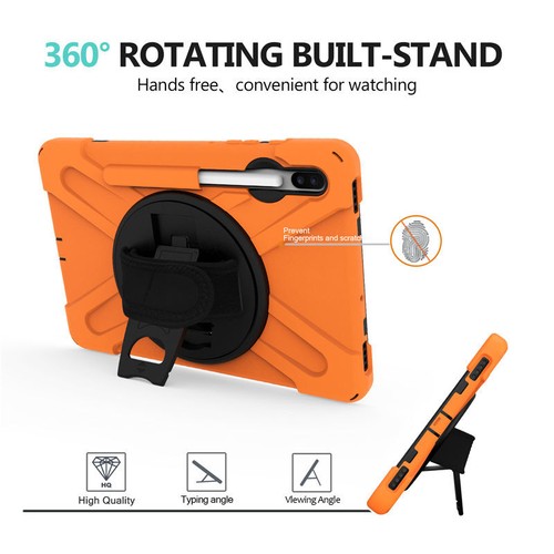 Shockproof Case Rotating Stand Cover For Samsung Galaxy Tab S6 S7 S8 11" 12.4" - Picture 73 of 78
