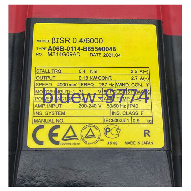A06B-0114-B855#0048 For FANUC Servo Motor | eBay