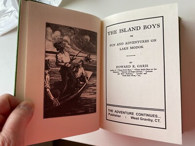 ISLAND BOYS~Howard Garis~FUN ADVENTURES LAKE MODOK~2010 HCDJ Reprint~b
