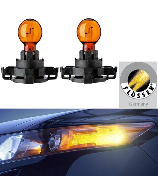 Flosser PY24WNA 12190 24W 2X Halogen Front Blinker Birne Ersatz OE-image