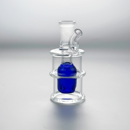 Mini 2.6" Glass Bong Filter Hookah Water Pipe Smoking Shisha Bubbler slight flaw - Picture 3 of 5
