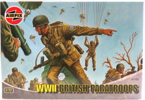 AIRFIX WWII BRITISH PARATROOPS A01723 1:72 New in sealed box - Afbeelding 1 van 3