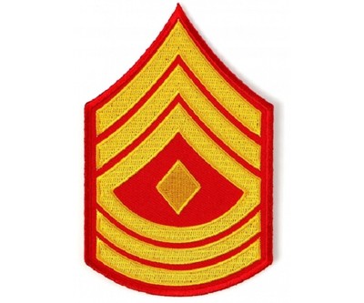 MARINES FIRST SERGEANT STRIPES IRON-ON SEW-ON EMBROIDERED PATCH 3"x 4.7" MARINES FIRST SERGEANT STRIPES IRON-ON SEW-ON EMBROIDERED PATCH 3"x 4.7"