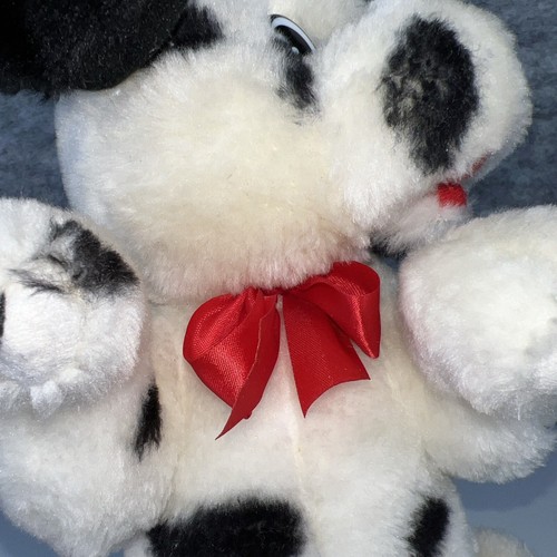 Dalmatiner Welpe Hund Vintage SELTEN Brooklyn Puppe 11 Zoll Plüschtier **LESEN* rotes Halsband - Bild 8 von 12