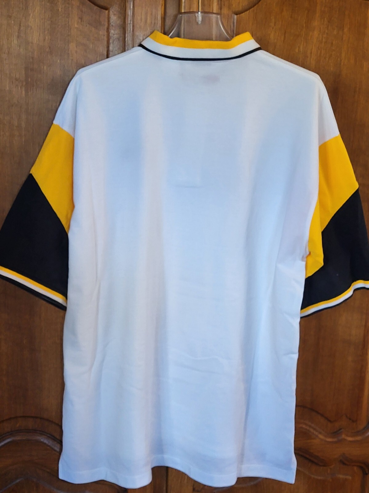 Vintage Iowa Hawkeyes Nologo Classics White Cotton Collared Polo Shirt Xlarge 