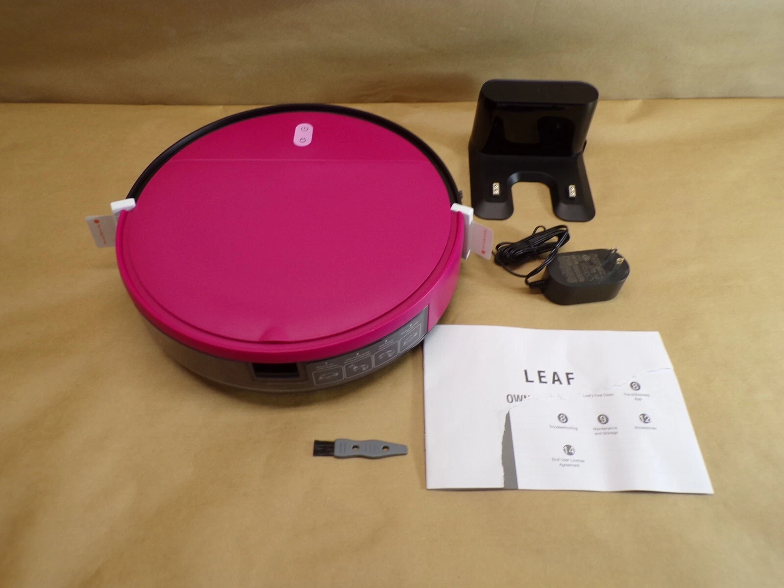 Robot Vacuum Mop bObsweep Basic Pink Auto Recharge Slim Cleaner
