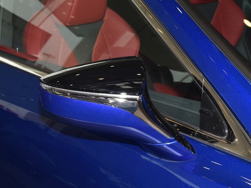 Cubierta superior del espejo retrovisor lateral derecho carcasa negra para Lexus ES LS UX RC 2019-2022 - Imagen 7 de 7