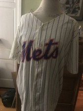 VINTAGE 1964 WORLDS FAIR Delta New York Mets MLB PROMO Baseball Jersey Fit Men M