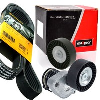 Contitech 7PK2418 Keilrippenriemen-Satz + Spanner FüR Mercedes W211 W204