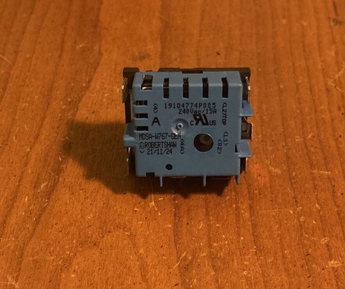 OEM Genuine GE Range Surface Element Control Switch, Part #WB24X25013 - Picture 3 of 3