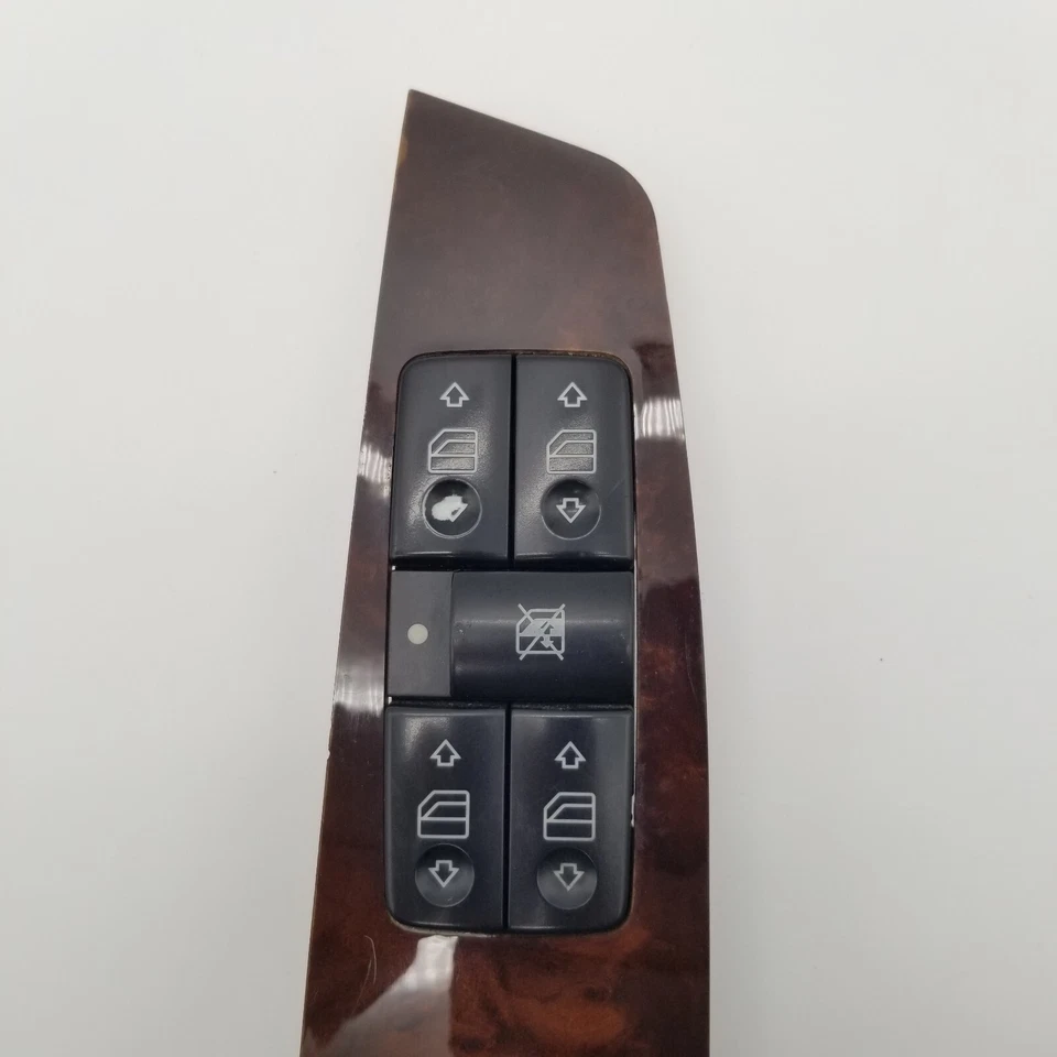 Interruptor de ventana principal AMG Mercedes W220 S350 S500 S55 2003 2004 2005 2006 fabricante original Foto 3 de 4