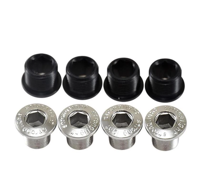 Vis De Fixation Pour Double Plateau VTT Stronglight – 4 Branches – Lot De 4 – Neuf