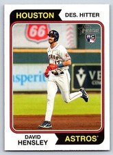 David Hensley Rookie Houston Astros 2023 Topps Heritage #308 17570