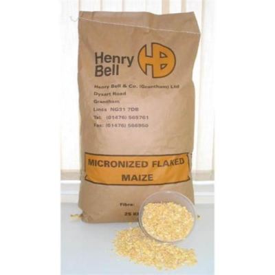 Henry Bell & Co Micronized Flaked Maize 20kg Fishing Bait Bulk Ingredients