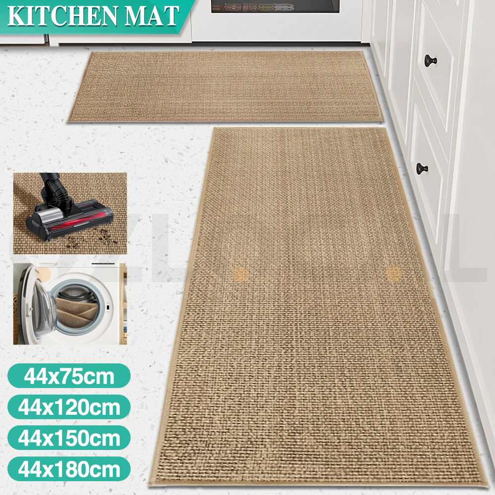 Kitchen Rugs and Mats Non Slip Absorbent Washable Door Floor Mat Home Carpet AU