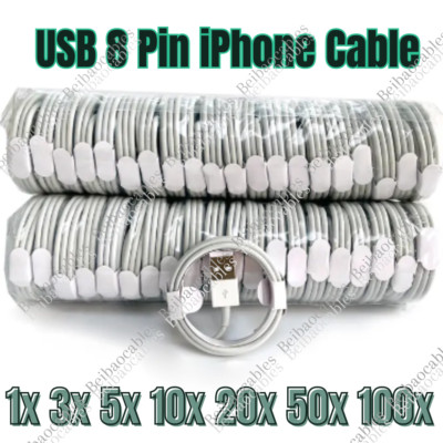 USB Charger 3Ft 6FT Cable Cord For Apple iPhone 7 8 XR 11 12 13Pro Max Wholesale