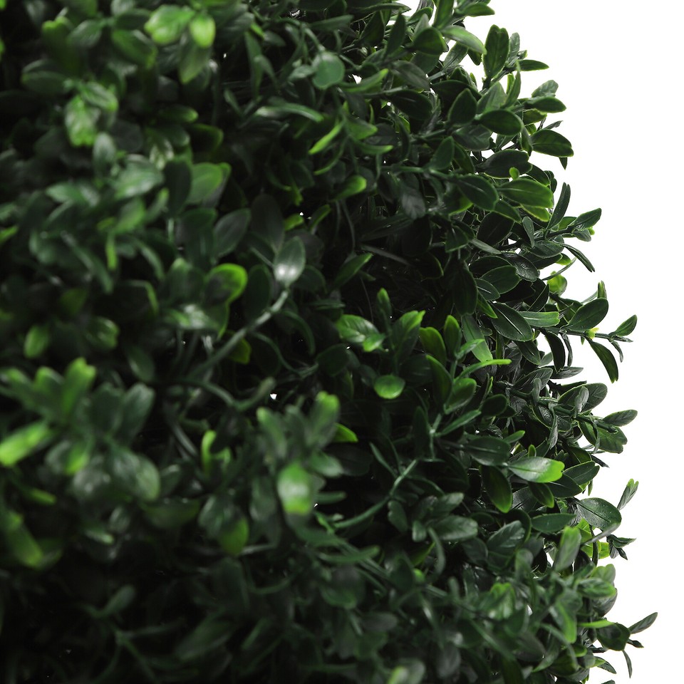 2pcs Artificial Ball Bushes Potted Plants Potted Shrubs Home Balcony