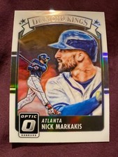 2016 Donruss Optic Diamond Kings Holo Refractor #2 Nick Markakis Baseball Card
