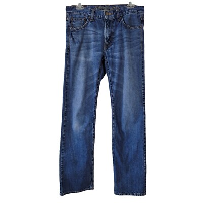American Eagle Sz 30x32 Original Straight Jeans Medium Wash 100% Cotton Denim